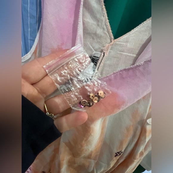 Juliet Dunn Sequin Mini Dress Beach OS - Picture 3 of 9